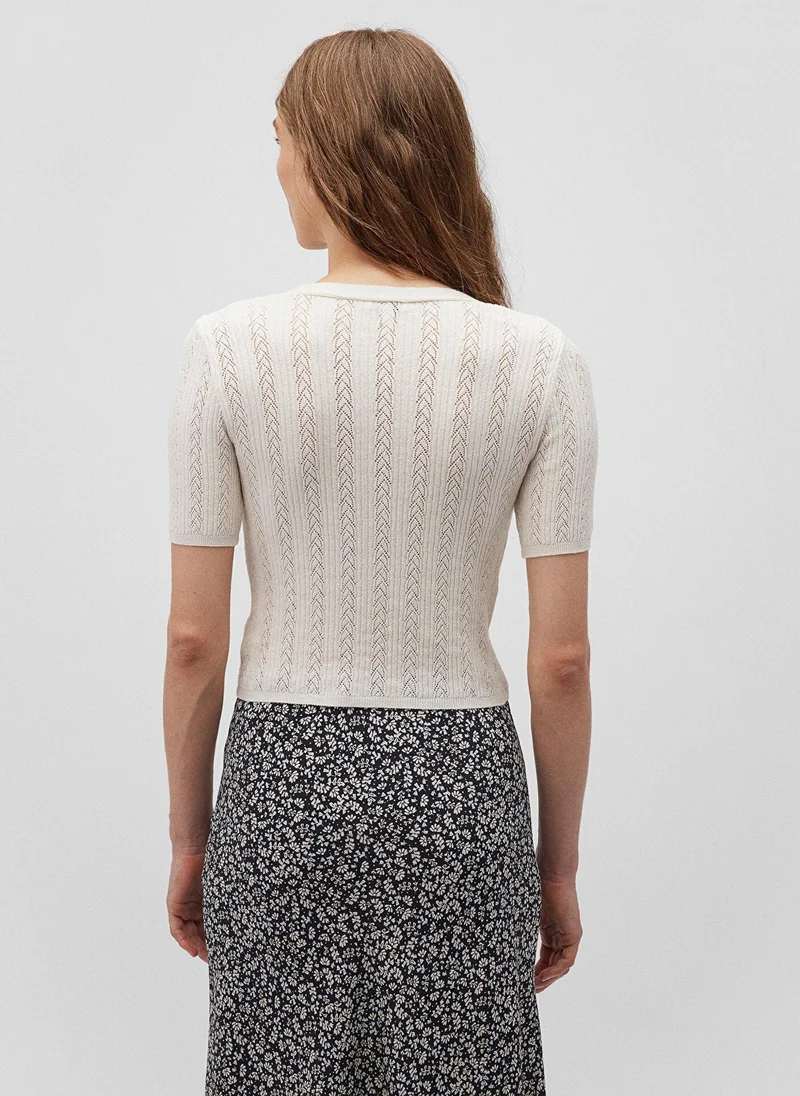 MAVI Short Sleeve Buttoned Cardigan