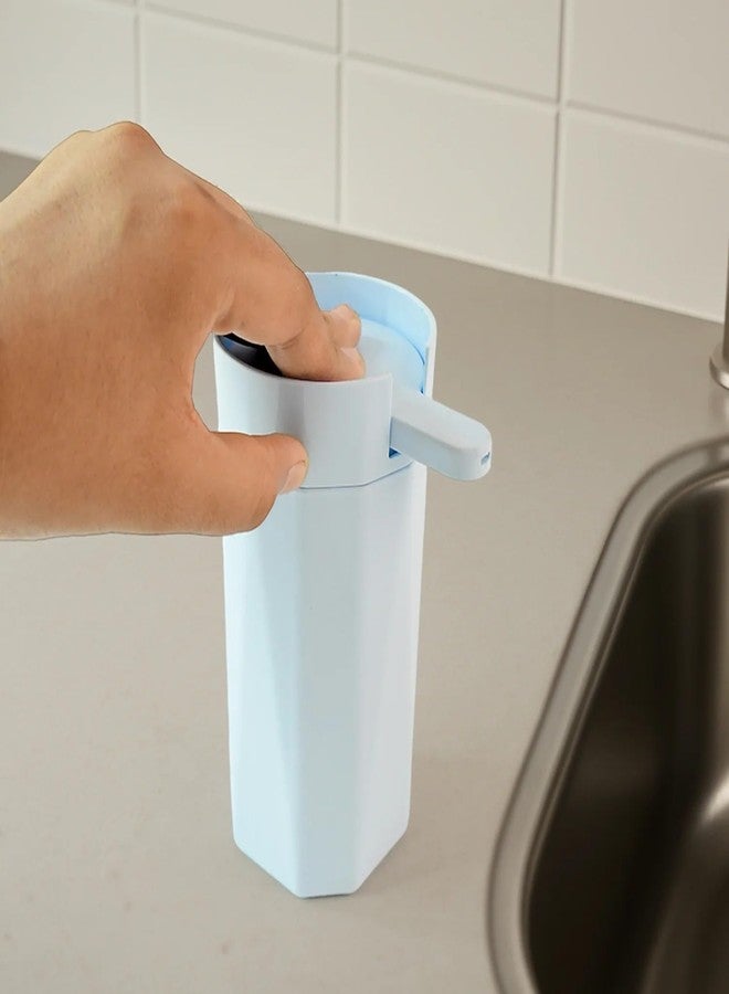 ACHARAJ Push It Soap Dispenser – 300ML Capacity | Compact & Stylish Liquid Dispenser for Bathroom & Kitchen | Multicolor Plastic Pump Bottle (Multicolor) (1 pcs) - Image 3