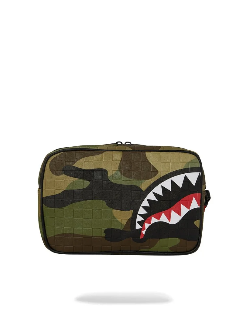 SPRAYGROUND  SG WOODLAND CAMO CHECK TOILETRY BAG  | Best Price UAE