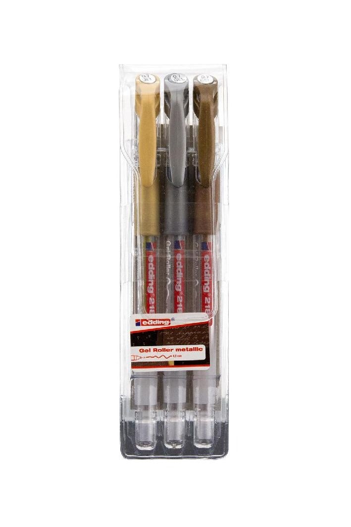 Edding 2185 Metallic Gel Ink Pen 0.7mm