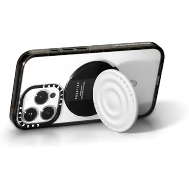 Casetify Snappy Ripple Grip Stand Compatible with Magsafe - White - Image 4