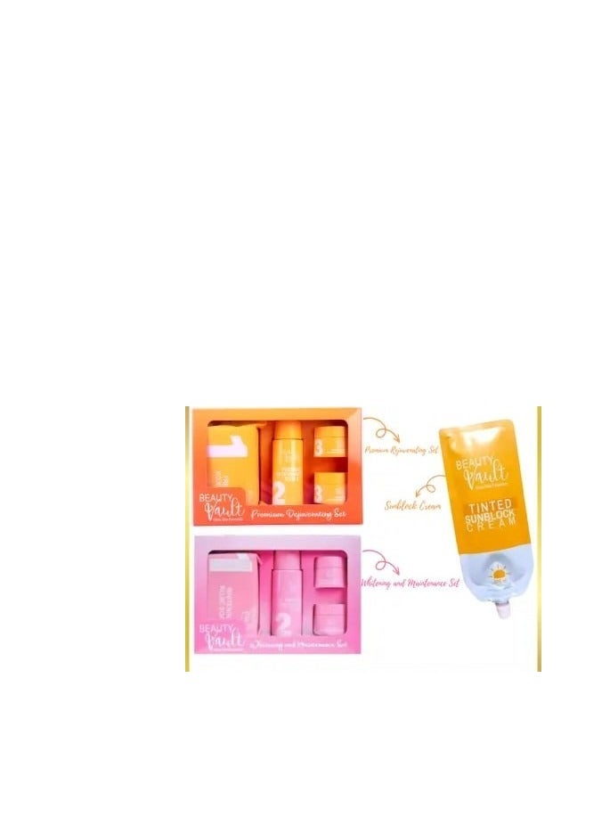 Beauty Vault Rejuvenating Set & Maintenance set & Tinted sunBlock - Image 2