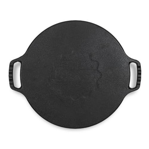 Pencil Pre-Seasoned Cast Iron Dosa Tawa 30 cm | Compatible with Gas Stoves & Induction | Naturally Nonstick | 100% Pure & Toxin-Free | No Chemical Coating | Dishwasher Safe | Long-Lasting | Black - Image 5