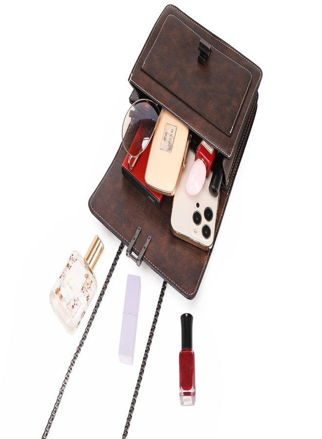 sqlp Crossbody Bags for Women Vegan Leather Small Purses Daily Use Woman Cute Designer Shoulder bag, Coffee - Image 5
