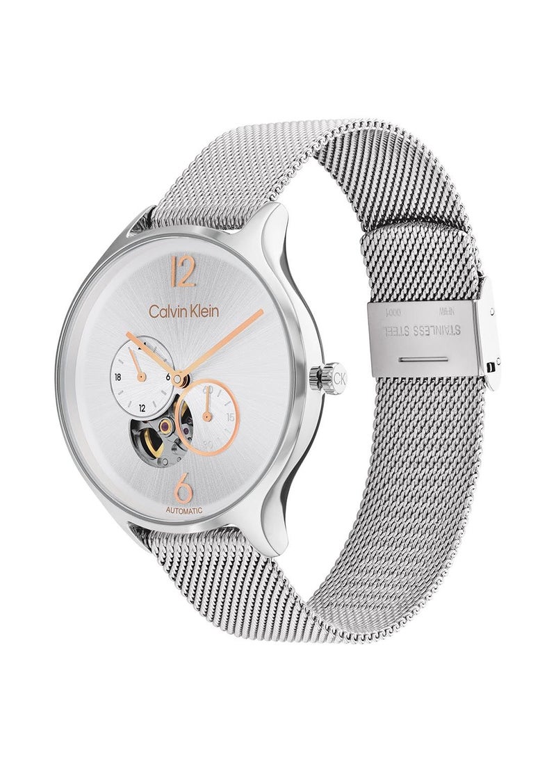 CALVIN KLEIN Analog Round Waterproof  Wrist Watch With Stainless Steel 25200121  - Image 1