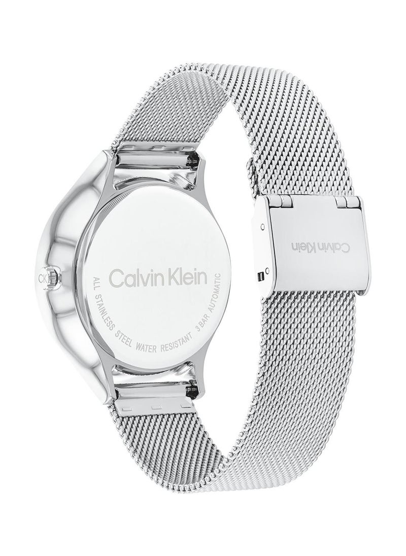 CALVIN KLEIN Analog Round Waterproof  Wrist Watch With Stainless Steel 25200121  - Image 3