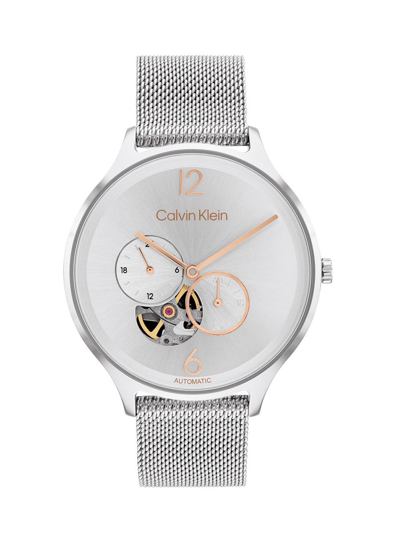 CALVIN KLEIN Analog Round Waterproof  Wrist Watch With Stainless Steel 25200121  - Image 2