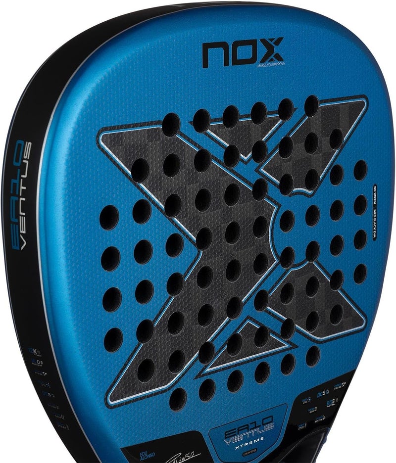 NOX EA10 Ventus Attack 12K Xtrem Padel Racket by Edu Alonso – Diamond Shape, High Balance, Explosive Power Performance - Image 2