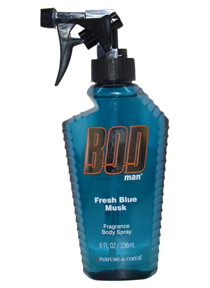 BOD Man Coeur BOD Man Fresh Blue Musk Fragrance Body Spray 8 oz 