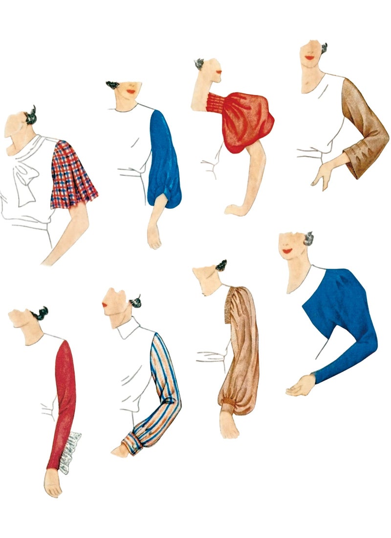 Simplicity أنماط بسيطة إبداعية للأكمام للقمصان، السترات، المعاطف، A (10-12-14-16-18-20-22) - Image 4