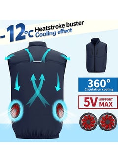 2024 Summer Cooling Vest For Men and Women- Air Conditioning Fans, Heat Reducing Clothing, Unique Design Provides UV Protection - pzsku/Z7A5AAFE467C97E99E803Z/45/_/1721268643/ebe54a10-dfe7-469f-bf23-5c15e0926253