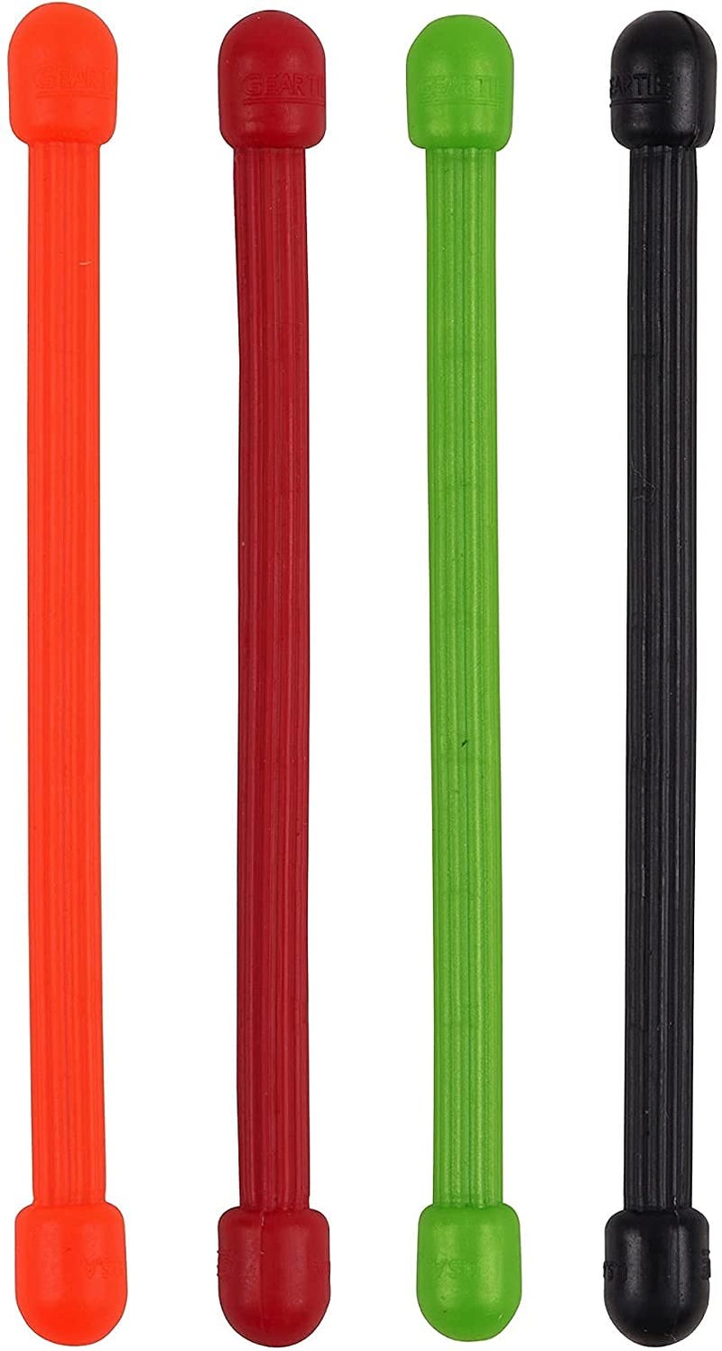 NITE IZE 2X Nite Ize GT3-4PK-A1 Gear Tie Reusable 3-Inch Rubber Twist Tie, Assorted Colors - Image 4