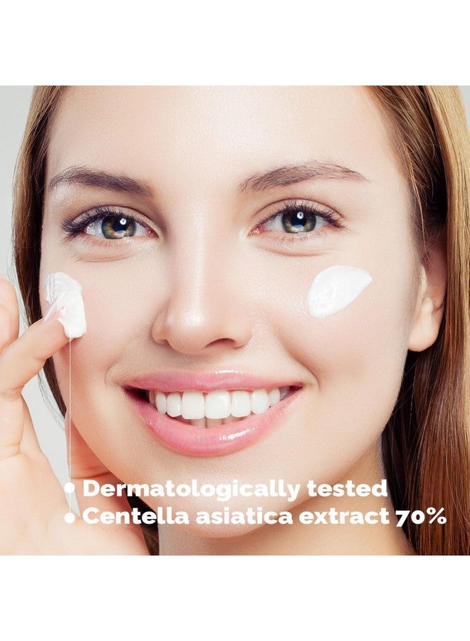 PRETTYSKIN Kin The Pure Jeju Cica 70 Centella Asiatica Extract 70% Facial Cream 50Ml (1.69 Fl.Oz.) Hypoallergenic Ginseng Propolis Extract All Skin Types Nonskticky - Image 3
