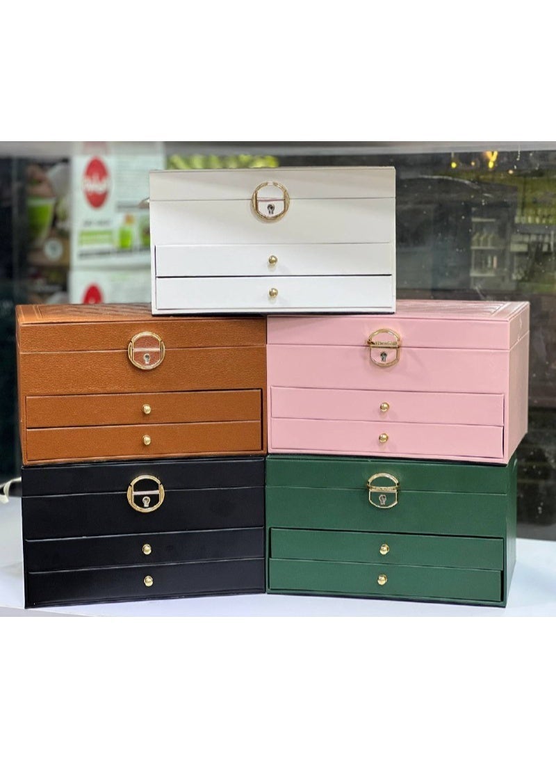 4-layer leather accessory box - Image 2