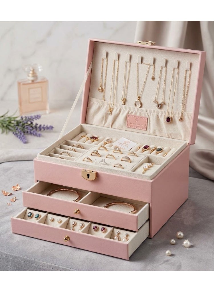 4-layer leather accessory box - Image 1