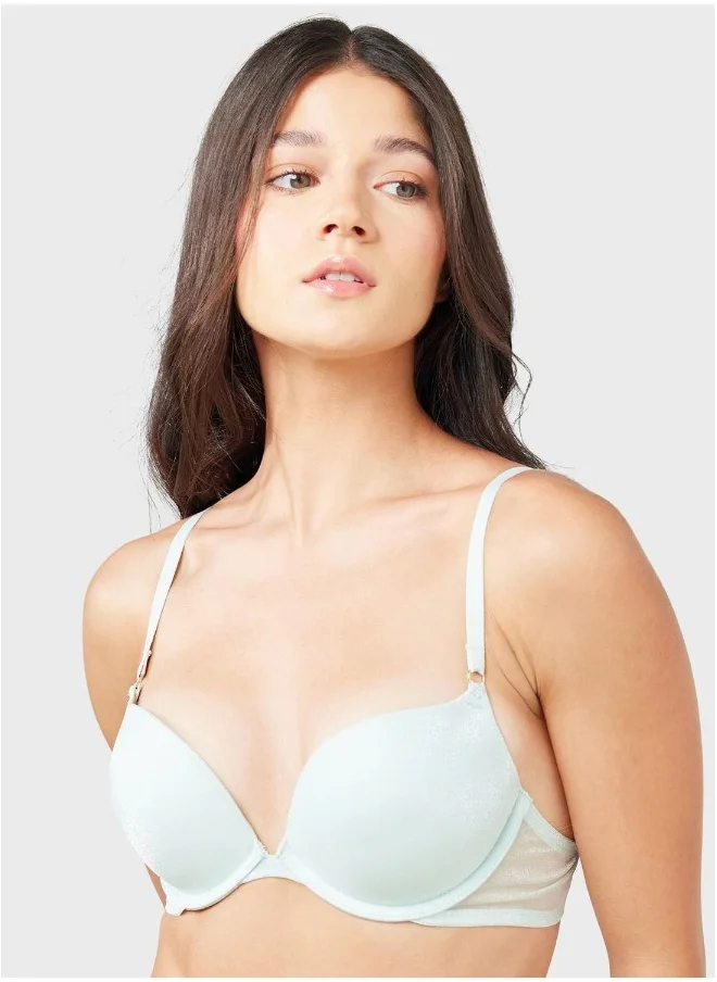La Senza Lace Detail Plunge Neck Bra