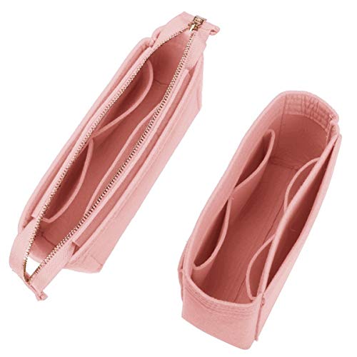 ZTUJO Purse Organizer,Bag Organizer,Insert purse organizer with 2 packs in one set fit NeoNoe Noé Series perfectly (Brush Pink) - Image 4