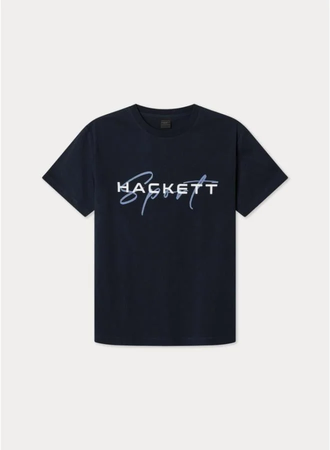 هاكيت Monotype Printed Crew Neck T-Shirt