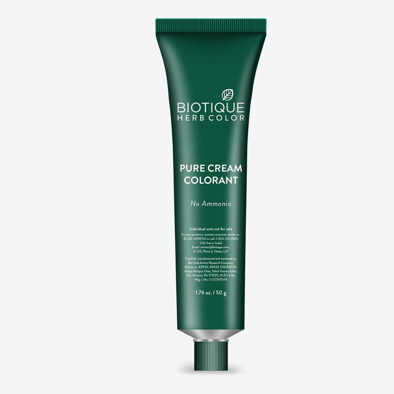 Biotique Herbcolor Conditioning Hair Colour l Ammonia Free Hair Color l 9 Organic Herbal Extracts l Natural and Healthy Shine l 50g 110ml Darkest Brown 3N Pack of 3 - Image 4