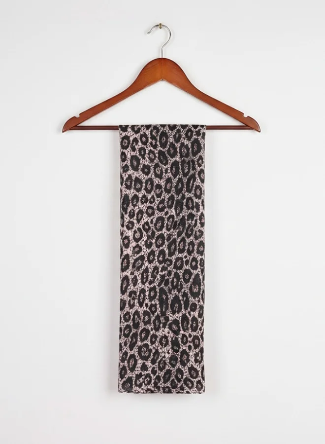 عبايات لمحة طرحة سموكي ليوبارد – شيفون بنقشة ليوبارد ناعمة