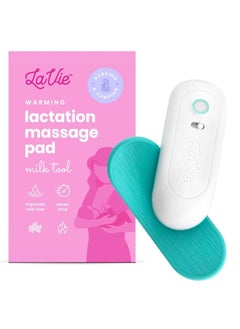 2 Pads Warming Lactation Massager For Improved Milk Flow Heat + Vibration Support Clogged Ducts