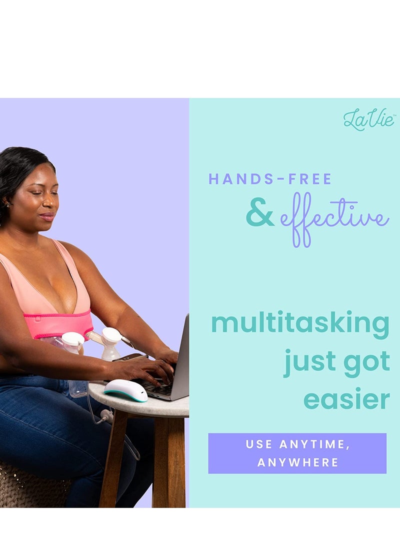 Lavie - 2 Pads Warming Lactation Massager For Improved Milk Flow Heat + Vibration Support Clogged Ducts - Image 1