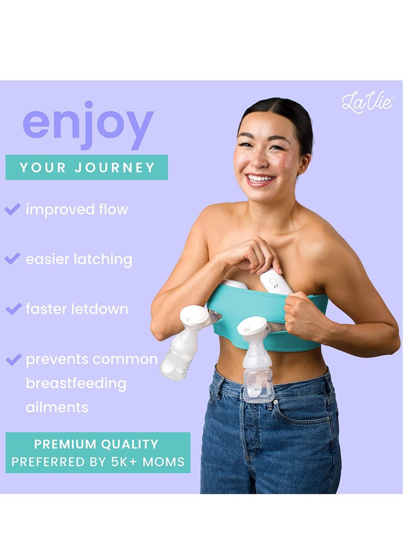 Lavie - 2 Pads Warming Lactation Massager For Improved Milk Flow Heat + Vibration Support Clogged Ducts - Image 1
