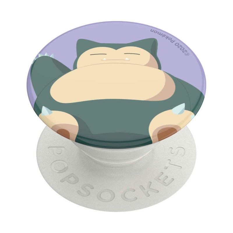 PopSockets Phone Grip with Expanding Kickstand, Adhesive Grip, PokÃ©mon - Snorlax Knocked - Image 1