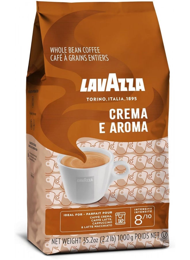 Lavazza Crema E Aroma Whole Bean Coffee Blend, 2.2-Pound Bag , Balanced medium roast with an intense, earthy flavor and long lasting crema, Non-GMO - pzsku/Z7A5BA7311ABCCEB4D55BZ/45/_/1731077984/0ce014fb-999c-4f2b-935d-7655db11b768