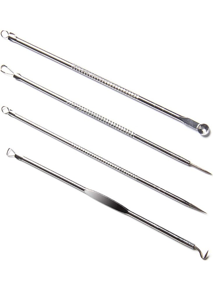 Generic LEKADOL Acne Needle Set Blackhead Pimple Acne Whitehead Removal Needle Kit Acne Treatment Tool, Stainless Steel, 4Pcs, B23001 - Image 1