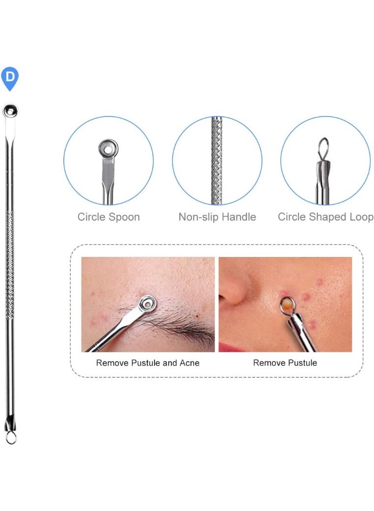 Generic LEKADOL Acne Needle Set Blackhead Pimple Acne Whitehead Removal Needle Kit Acne Treatment Tool, Stainless Steel, 4Pcs, B23001 - Image 4