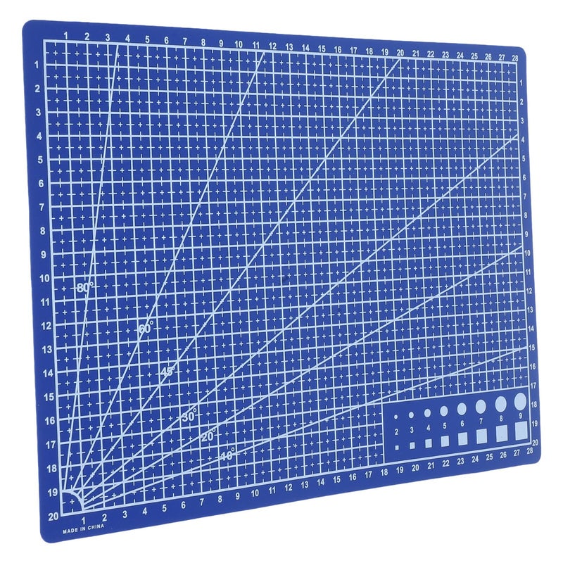 A4 Double Sided Self Healing Blue Rotary Cutting Mat For Sewing Craft And Quilting - Image 2