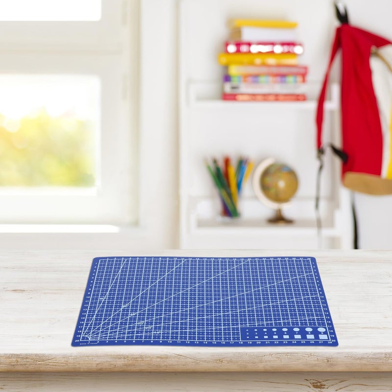 A4 Double Sided Self Healing Blue Rotary Cutting Mat For Sewing Craft And Quilting - Image 5
