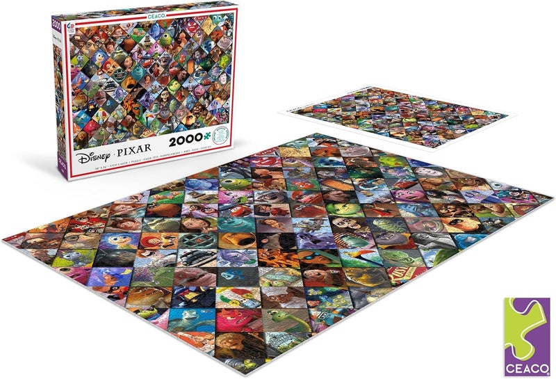 Ceaco - Disney/Pixar Clips - 2000 Piece Jigsaw Puzzle , 5" - Image 4