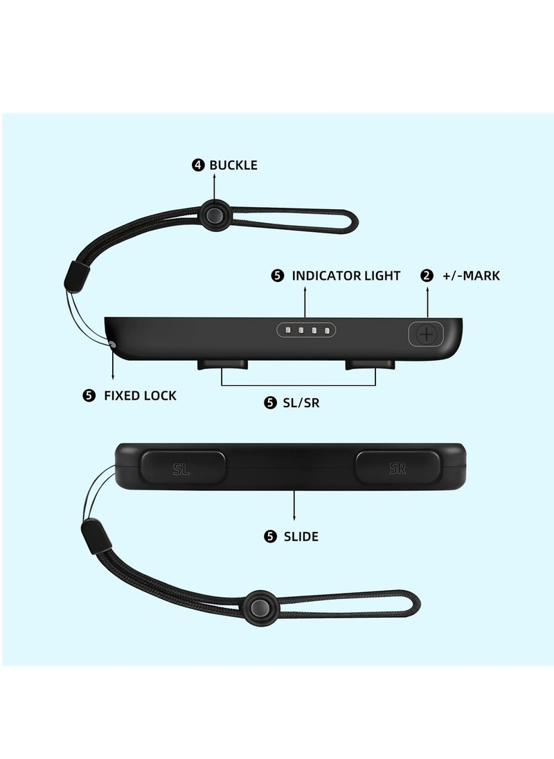 SYOSI - Wrist Strap for Nintendo Switch Joycon, 2 Pack Replacement Parts Accessories for Switch Joy-Con Straps, Adjustable Switch Joycon Strap - Image 1