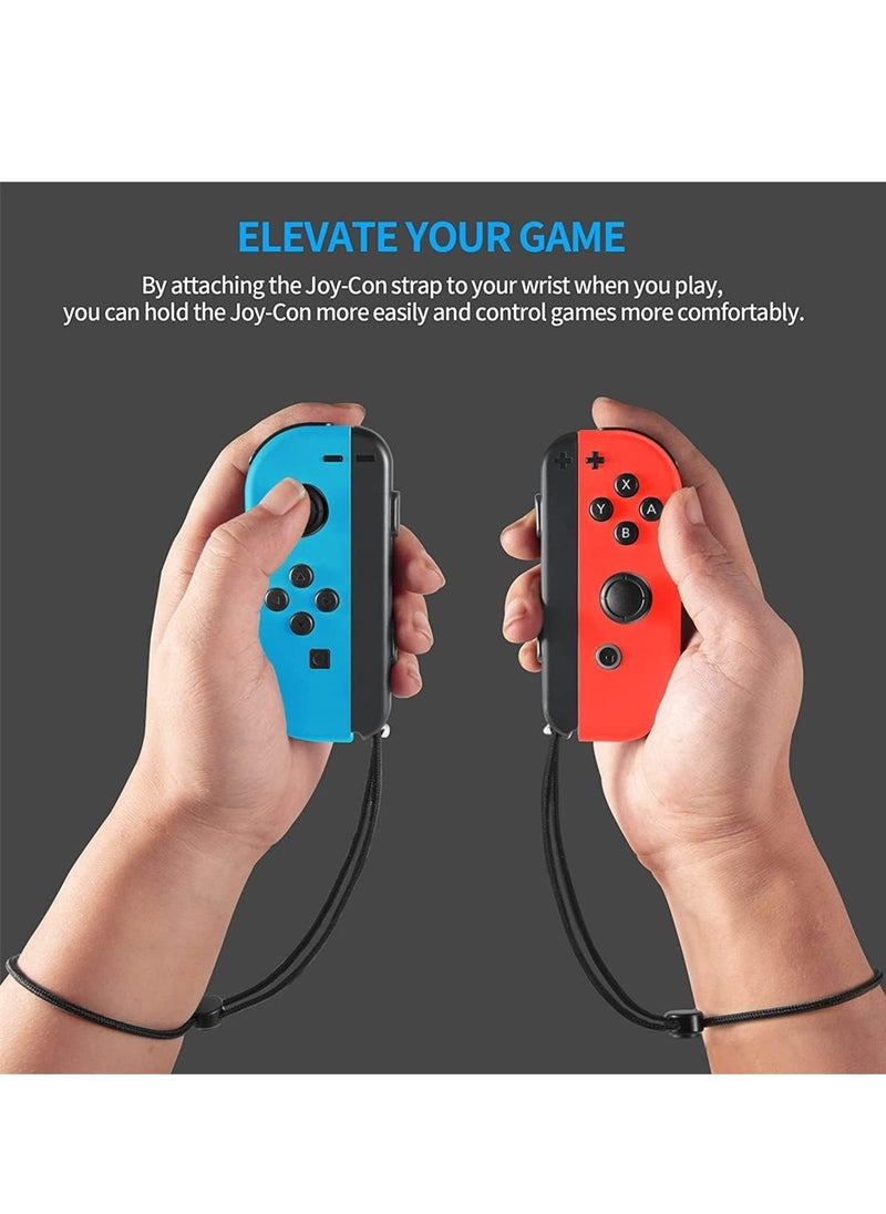 SYOSI - Wrist Strap for Nintendo Switch Joycon, 2 Pack Replacement Parts Accessories for Switch Joy-Con Straps, Adjustable Switch Joycon Strap - Image 1