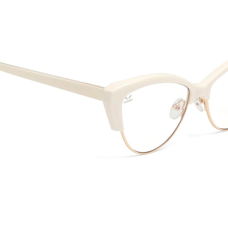 PERKEY Store PERKEY Cat Eye Blue Light Cut Computer Glasses For Eye Protection | Women | UV Protected - OPTL0014 - Image 5