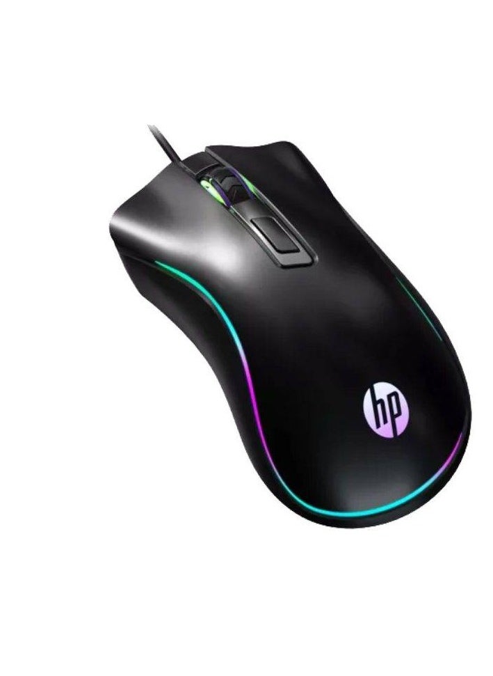 HP G100 USB WIRED OPTICAL GAMING MOUSE WITH 3 DPI ADJUSTABLE MODES, 4 BUTTONS