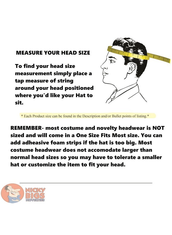 Nicky Bigs Novelties - Nicky Bigs Novelties Funny Prank Red Toilet Plunger Hat - Retirement Party Hats - Plumber Costume Accessories - Over The Hill Party Supplies - Image 1