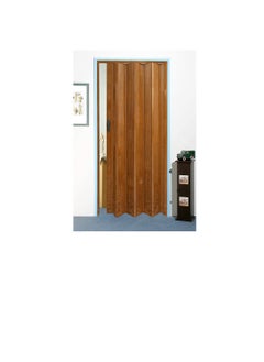 Robustline Folding Sliding Doors 210cm Height x 100cm Width, Made in Taiwan (DARK OAK)