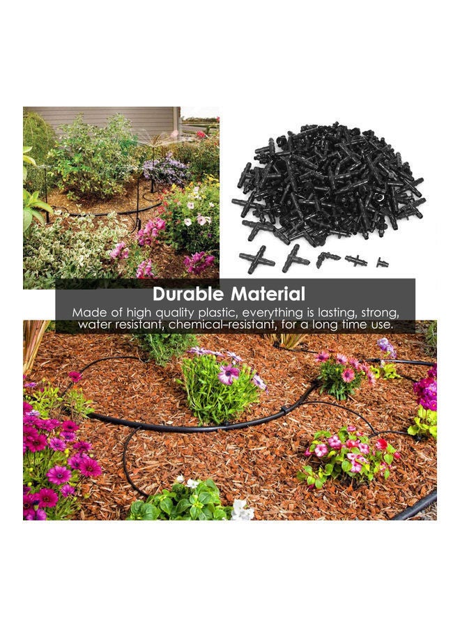 NIBEMINENT 200-Pieces Irrigation Fitting Kit Black - Image 5