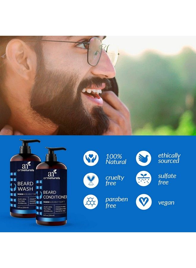 artnaturals Beard Shampoo And Conditioner Set Softens Strengthens And Smooths Mustache And Beard Hair All Skin And Hair Types - Image 5