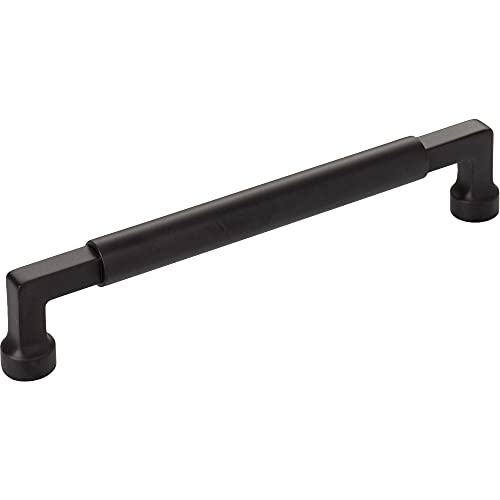 Top Knobs Cumberland Pull 6 5/16 Inch (c-c) Flat Black - Image 2