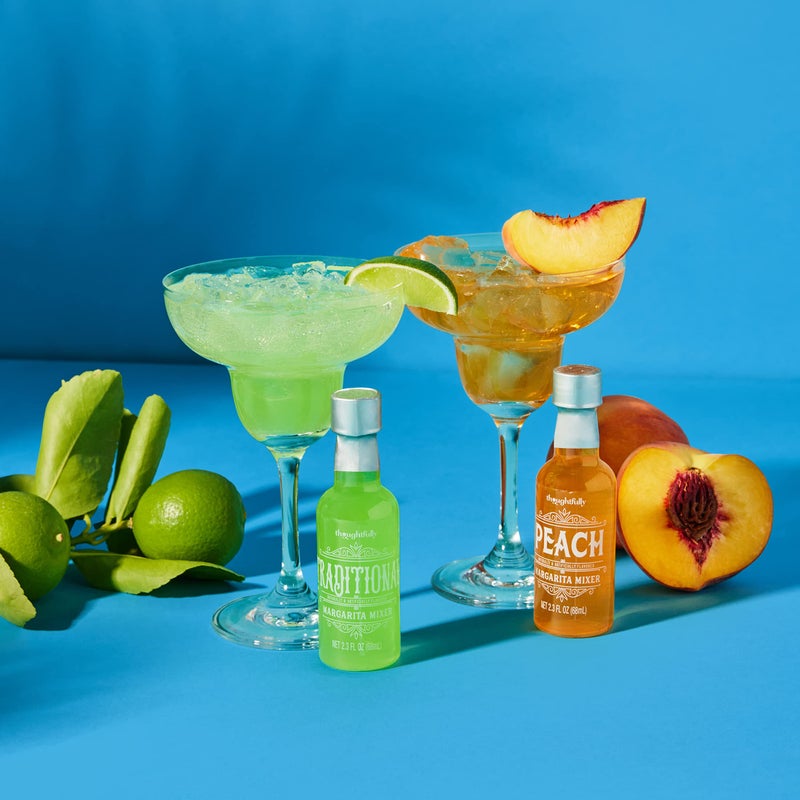 Thoughtfully Cocktails, Margarita Cocktail Mixer Gift Set, Vegan and Vegetarian, Variety of Fruit Flavors, Set of 6 (Contains NO Alcohol) - Image 3