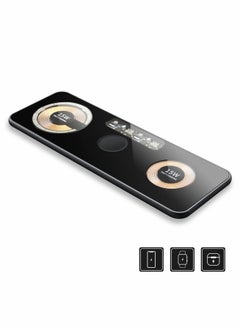Excefore 3 in 1 Wireless Charger,Transparent Magnetic Charging Station,Fast Wireless Charging Pad for iPhone 14/13/12/Pro/Max/SE,AirPods Pro,for iWatch,for Samsung Galaxy Phones(Adapter Included)  - Image 1