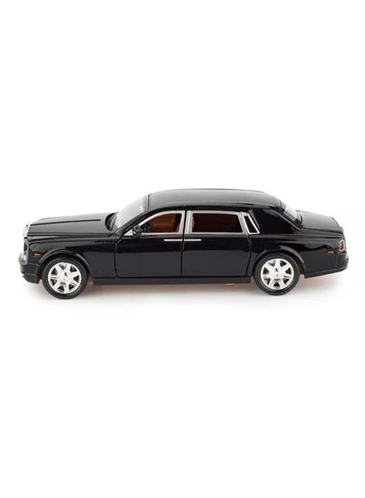 Dream Zone Rolls Royce Phantom Metal Toy Car Realistic Detailing Unique Design Durable Black 6.3x15x4centimeter - Image 3