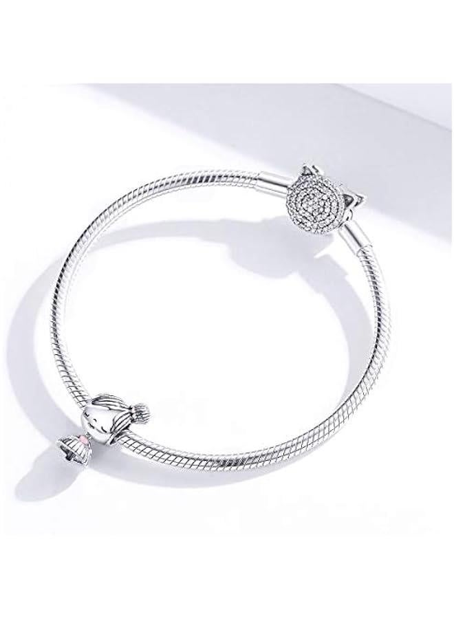 Arabest Boy OR Girl Dangle 925 Sterling Silver Charm Beads for Fashion Charms Bracelet & Necklace - Image 3
