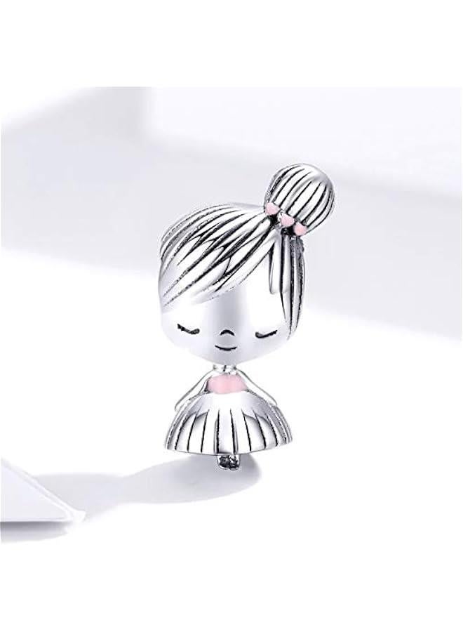 Arabest Boy OR Girl Dangle 925 Sterling Silver Charm Beads for Fashion Charms Bracelet & Necklace - Image 4