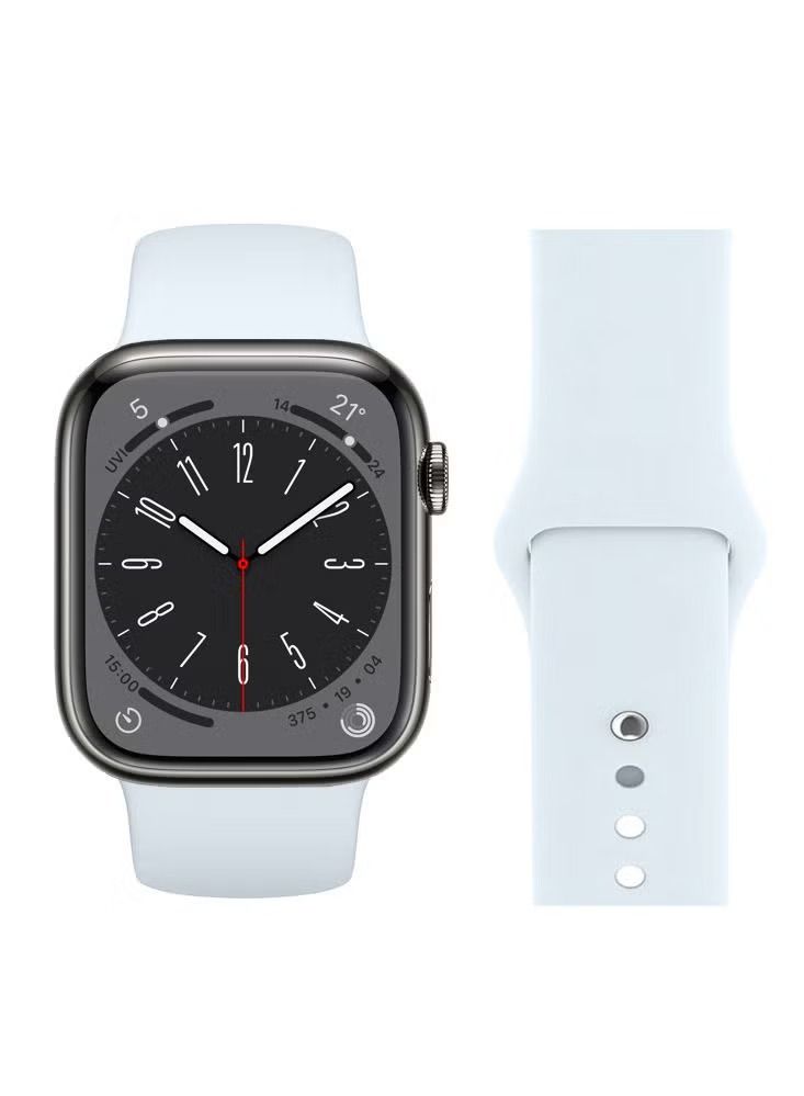 Zaboon Solid Silicone Replacement Band For Apple Watch 41/40/38mm Series 8/7/6/5/4/SE - Image 1