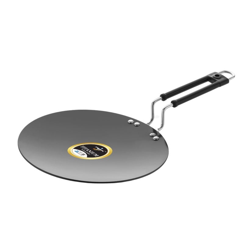 TITANIUM Hard Anodized Roti Tawa - 225 mm Plush Cookware for Perfect Rotis & Chapatis | Non-Stick, Durable, & Scratch-Resistant Surface - Image 1